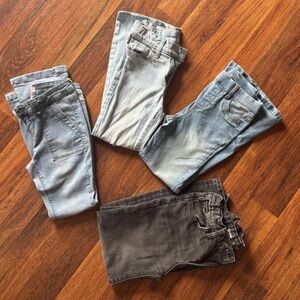 Lot of 4 Girls Size 8 Jeans